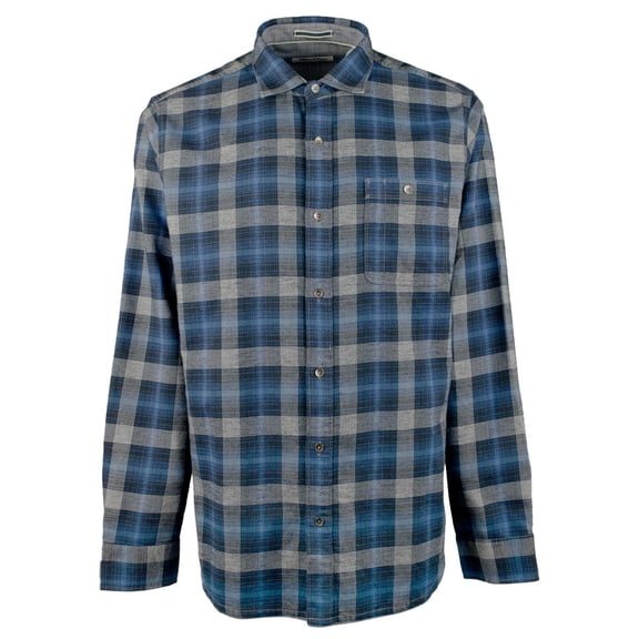 Tommy Bahama Men's Canyon Beach Cozy Check Long Sleeve Woven Shirt Medium