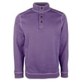 thumbnail image 1 of Tommy Bahama Men's Flipfield Snap Mock Pullover Sweatshirt CVHthr Small, 1 of 6