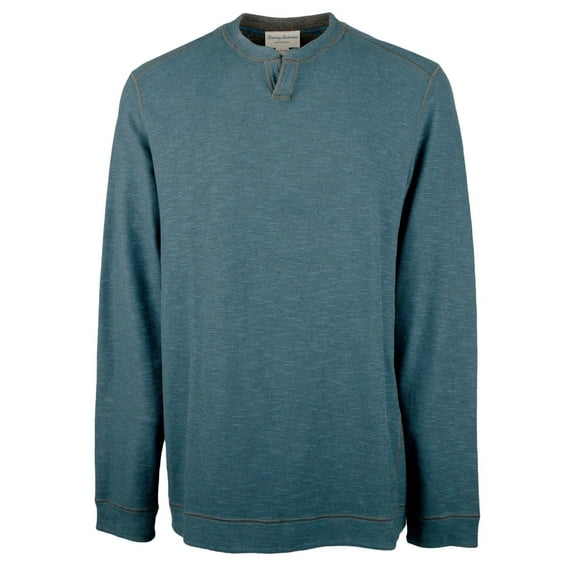 Tommy Bahama Men's Fliprider Abaco Reversible Cotton Sweatshirt SNght Small