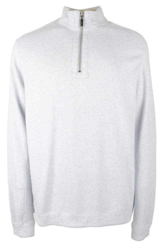 Men's Flipshore Half Zip Sweater Air Blue Heather, 4XB