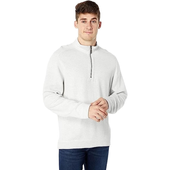 Tommy Bahama Men's Flipshore Half Zip Sweater Lychee Heather, 4XB