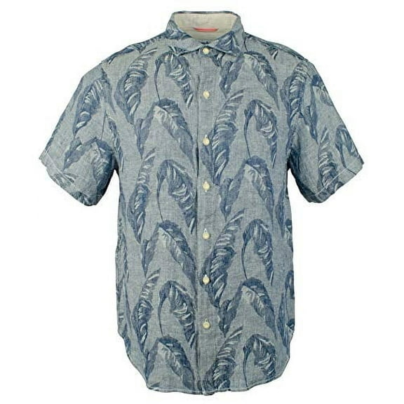 Men's Help Me Fronda Linen Camp Shirt-OD-S