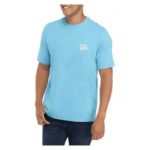 Tommy Bahama Men's Hulas on First Short Sleeve T-Shirt, Turquoise, Size M