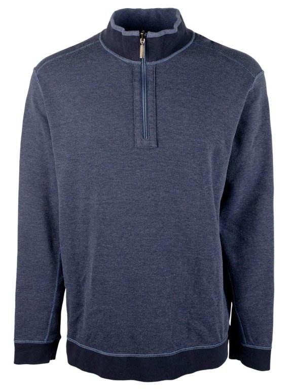 Men's Men's Big & Tall Flip Coast Half-Zip Reversible Pullover Sweatshirt BNHthr 2XLT