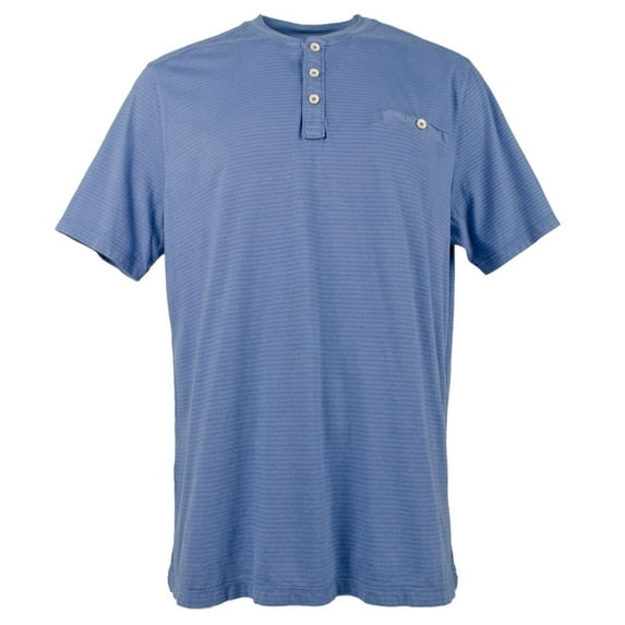 Men's Schooner Stripe Short Sleeve Henley T-Shirt Large