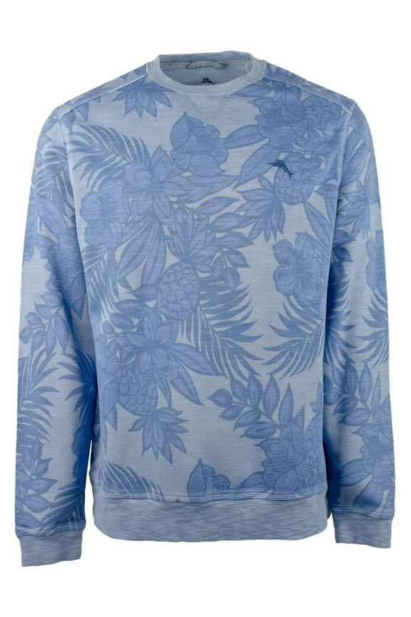 Men's Tobago Bay Pina Breezer Pullover Sweatshirt BIsls Medium