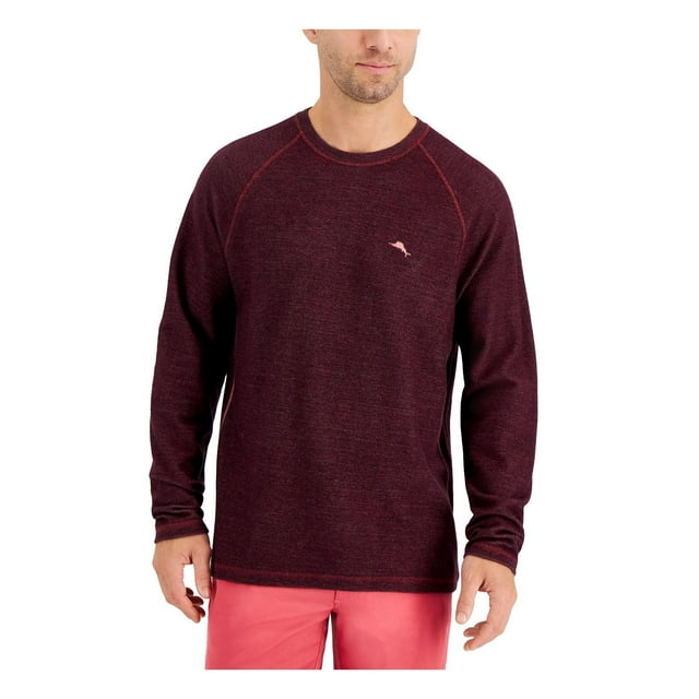 Tommy Bahama Mens Bayview Logo Knit Crewneck Sweater