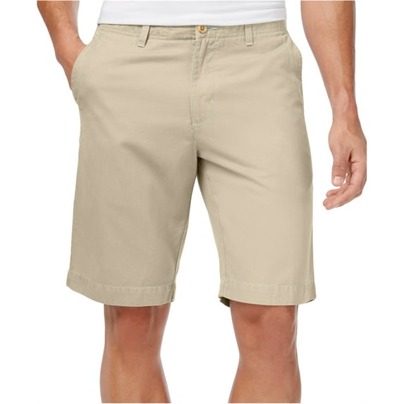 Tommy Bahama Mens Lounger Casual Chino Shorts, Beige, Small