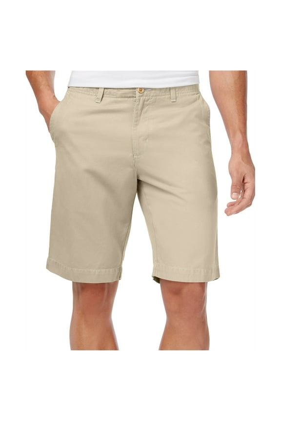 Mens Lounger Casual Chino Shorts, Beige, Small