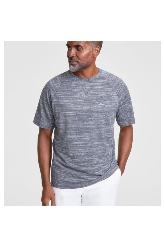 Mens North Isle Active Crewneck Basic T-Shirt, Grey, Medium