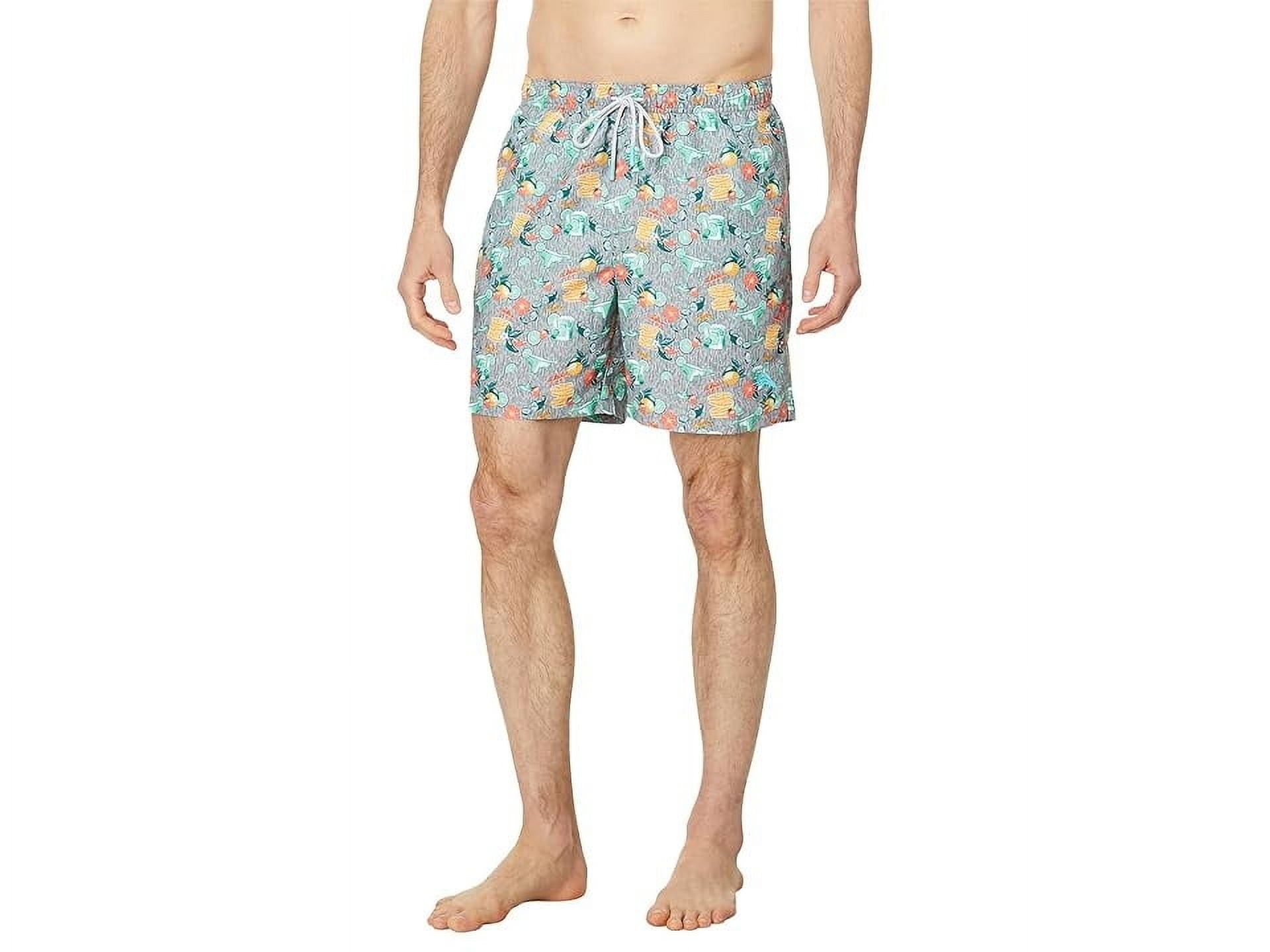 Tommy Bahama Mens Regular fit Swim Trunks Swimwear XL Grey