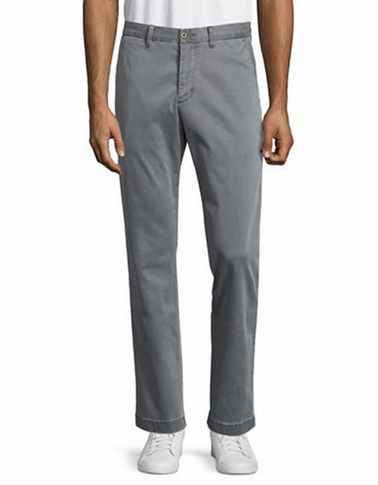 Tommy Bahama NEW Fog Gray Mens Size 32 Boracay Chinos Flat Front Pants