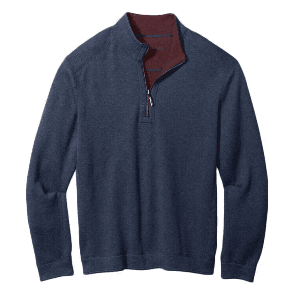 Tommy Bahama Flipshore Snap Mock Sweater in Tall Sizes