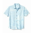 thumbnail image 1 of Tommy Bahama Palm Coast Fresco Camp Short Sleeve Button Up Shirt, Aqua Ice Blue, 4XLB Big & Tall, 1 of 2