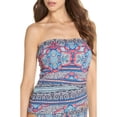 thumbnail image 1 of DSF Riviera Tiles Strapless Tankini Top, Cerise, Small, 1 of 2