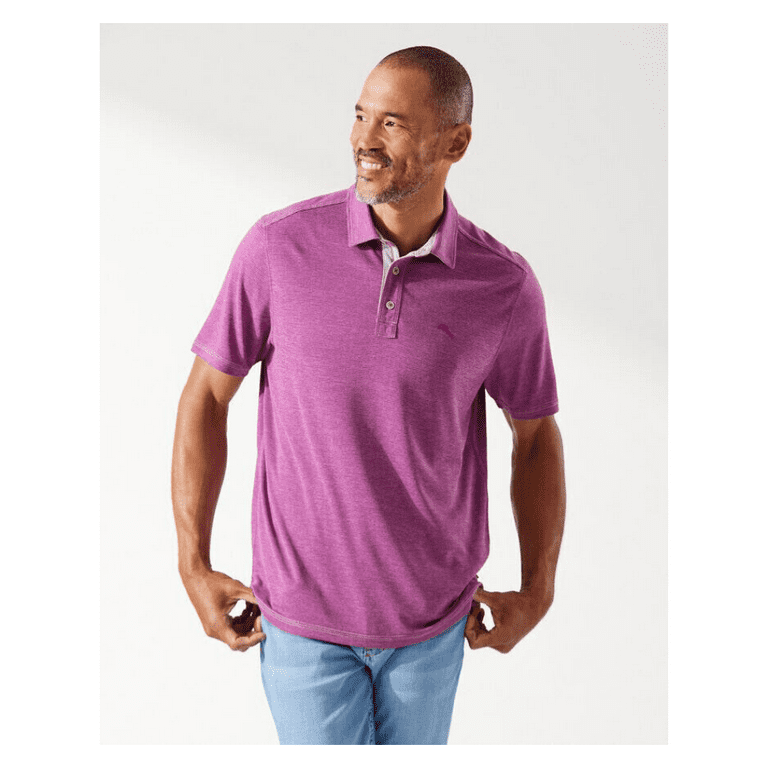 Tommy Bahama ST225393 Men s Paradiso Cove Polo Nebula Purple Sm