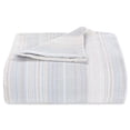 thumbnail image 1 of Tommy Bahama Sandy Shore Stripe Full/Queen Blanket in Turquoise, 1 of 2