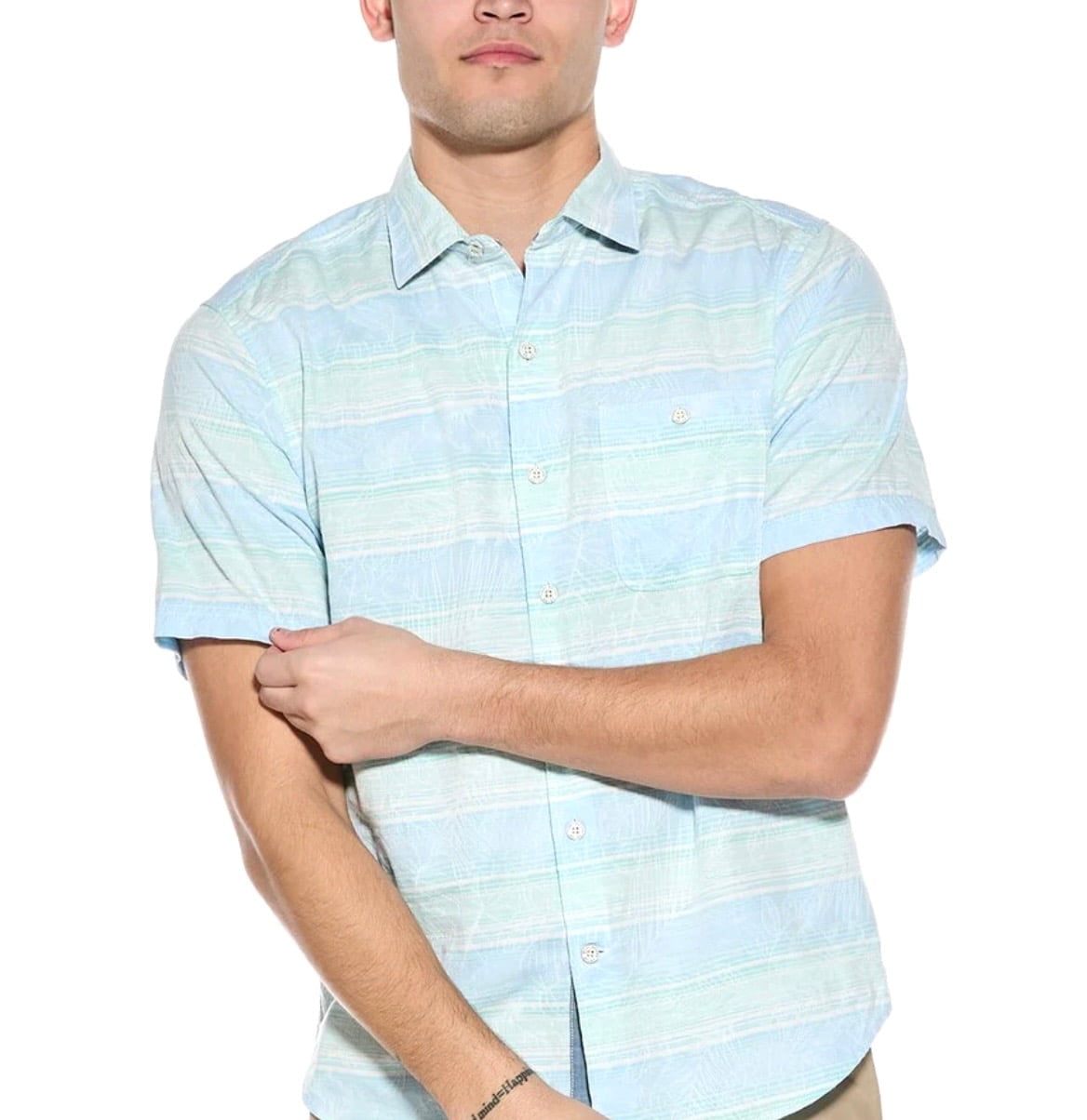 Tommy Bahama Sardinia Stripe Shirt in Horizon Blue S/P