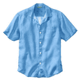 thumbnail image 1 of Tommy Bahama Sea Glass Breezer Short Sleeve Shirt Dockside Blue M, 1 of 1