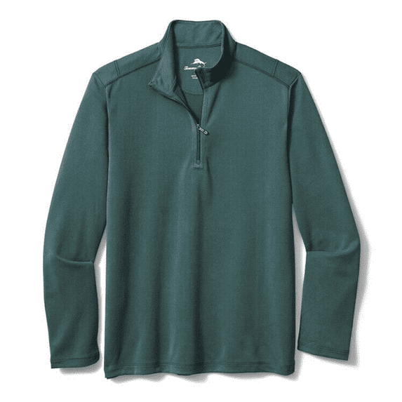 Tommy Bahama Via Del Sands Half Zip Pullover Sweater - Seaway Sz XL
