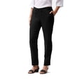 thumbnail image 1 of Tommy Bahama Women's Palmbray Tapered Linen Pants, Black, S, 1 of 1