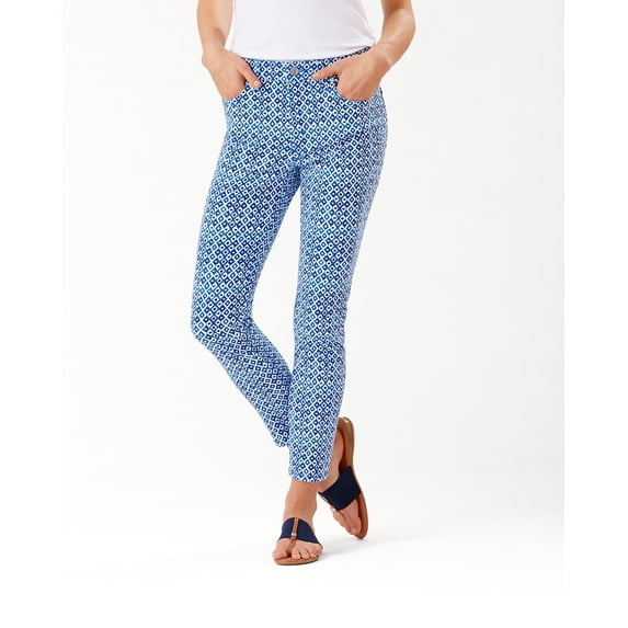Tommy Bahama Women's Tenali Tiles Ankle Jeans, Turkish Sea, 6