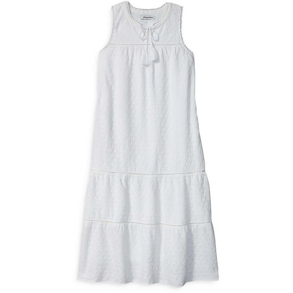 Tommy Bahama Womens Cotton Long Midi Dress