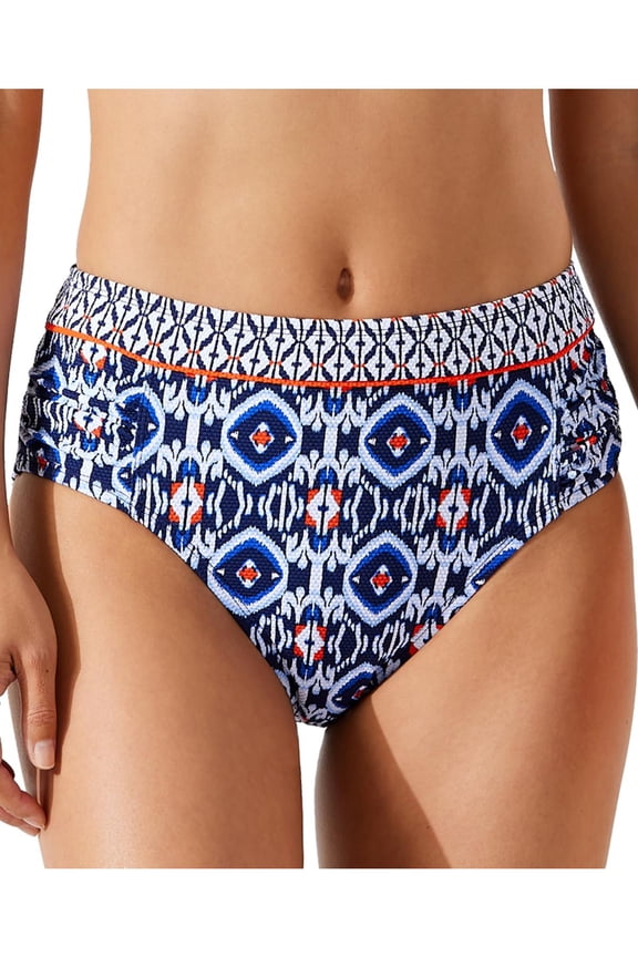 Womens Island Kays Ikat Printed High Waist Swim Bottom Separates