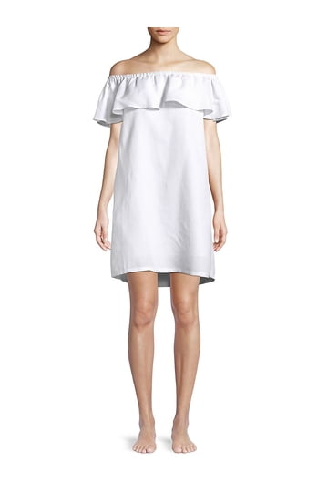 chinese dress ladies Tommy Bahama White Linen Halter Dress
