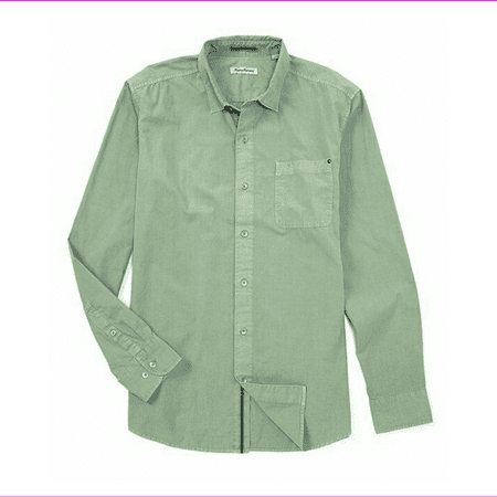 Tommy BahamaParadise Poplin Long-Sleeve Woven Shirt,Azul Mar,Sz L
