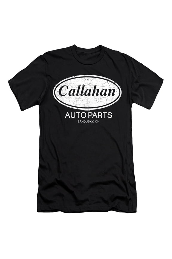 Callahan Auto Parts, Sandusky, OH Unisex Adult Canvas Brand T Shirt, Black, X-Large