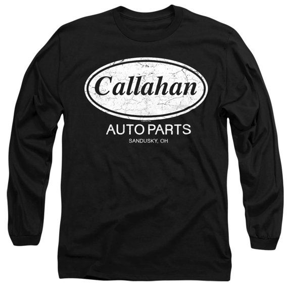 Tommy Boy Callahan Auto Parts, Sandusky, OH Unisex Adult Long-Sleeve T Shirt, Black, 2X-Large