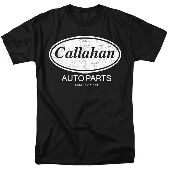 Tommy Boy Callahan Auto Parts, Sandusky, OH Unisex Adult T Shirt, Black, Medium