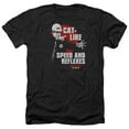 thumbnail image 1 of Trevco Sportswear PAR496-HA-2 Tommy Boy Cat Like Adult Regular Fit Heather Short Sleeve T-Shirt, Charcoal - Medium, 1 of 2