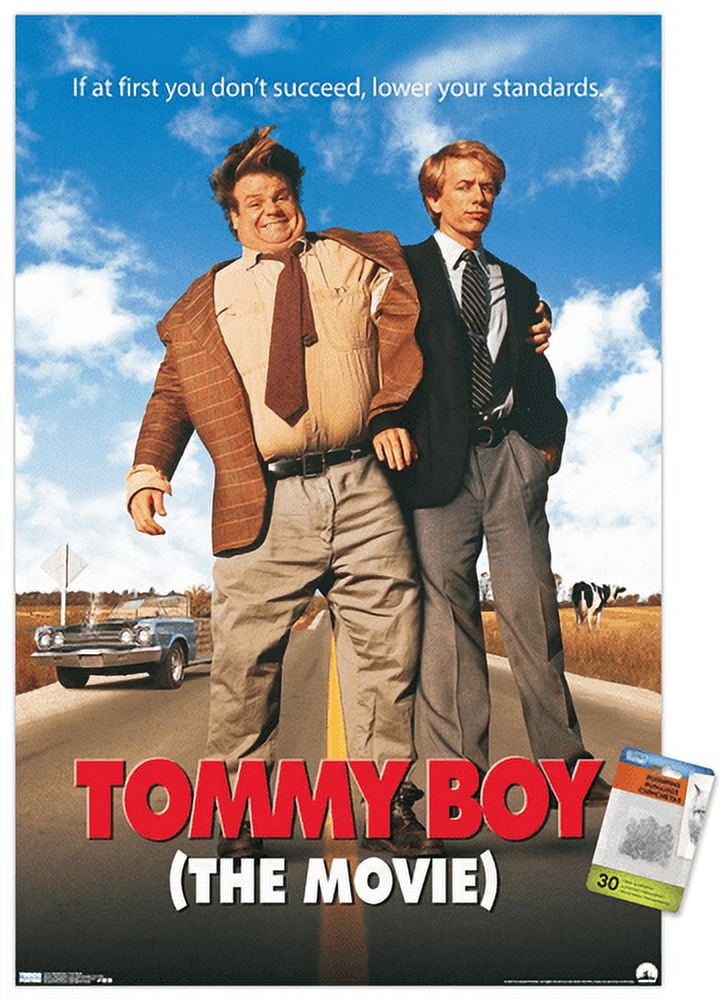 Tommy Boy - One Sheet Wall Poster with Push Pins, 22.375" x 34"