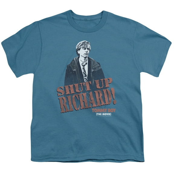 Tommy Boy Shut Up Richard Youth 18/1 T-Shirt Slate