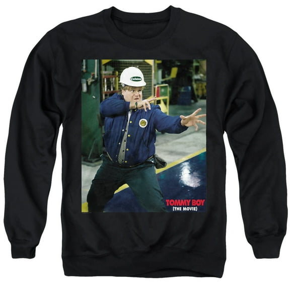 Tommy Boy Speed and Reflexes Unisex Adult Crewneck Sweatshirt, Black, X-Large