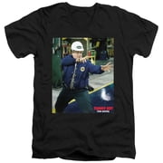 Tommy Boy Speed and Reflexes Unisex Adult V-Neck T Shirt Medium Black