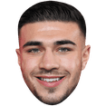 thumbnail image 1 of Tommy Fury (Smile) Celebrity Mask, Flat Card Face, Fancy Dress Mask, 1 of 5