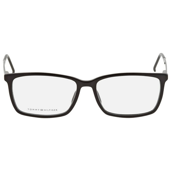 Tommy Hilfiger 1641 Full Rim Rectangular Black Eyeglasses