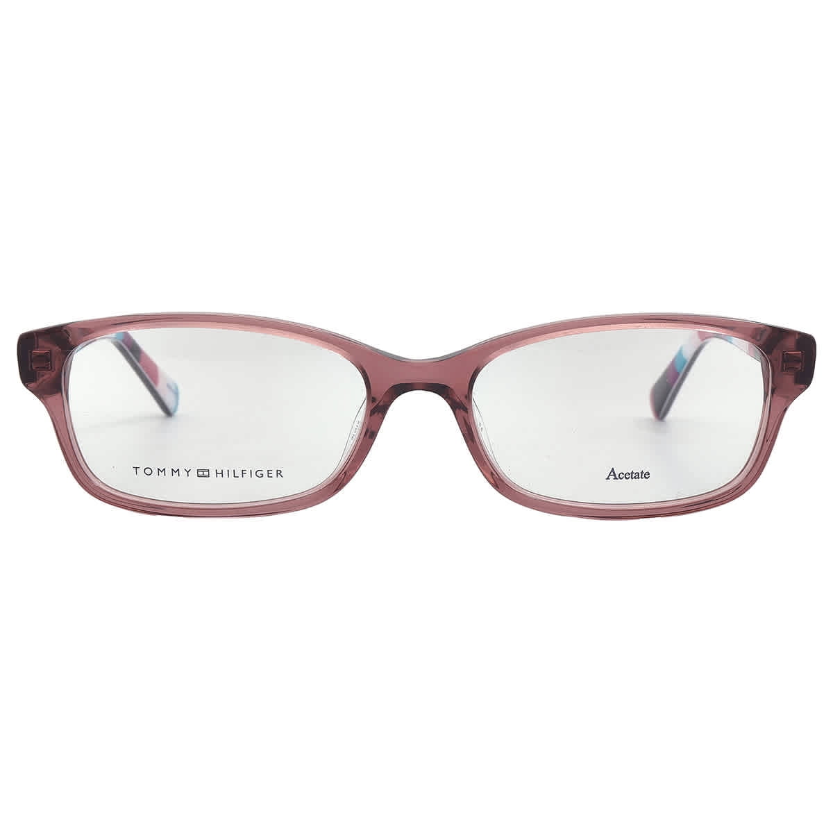Tommy Hilfiger 1685 Full Rim Rectangular Pink Eyeglasses  display picture 2