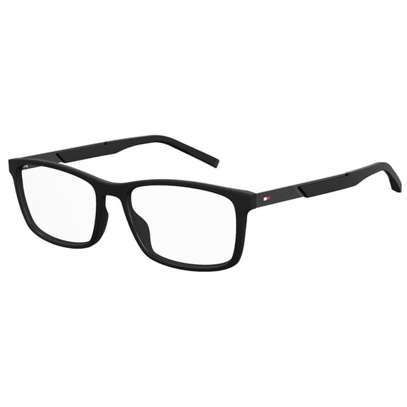 Tommy Hilfiger 1694 Full Rim Rectangular Matte Black Eyeglasses