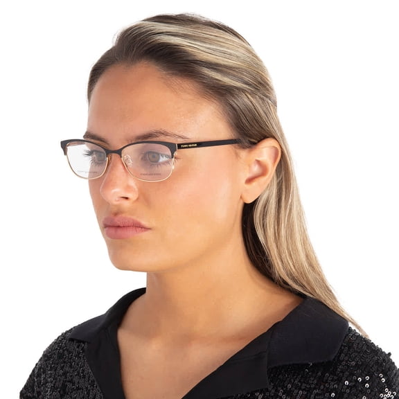 Tommy Hilfiger 1777 Full Rim Cat Eye/Butterfly Black Crystal Eyeglasses
