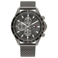 thumbnail image 1 of Tommy Hilfiger 1792019 MILES GUNMETAL DIAL MESH BRACELET CHRONOGRAPH MENS WATCH, 1 of 4