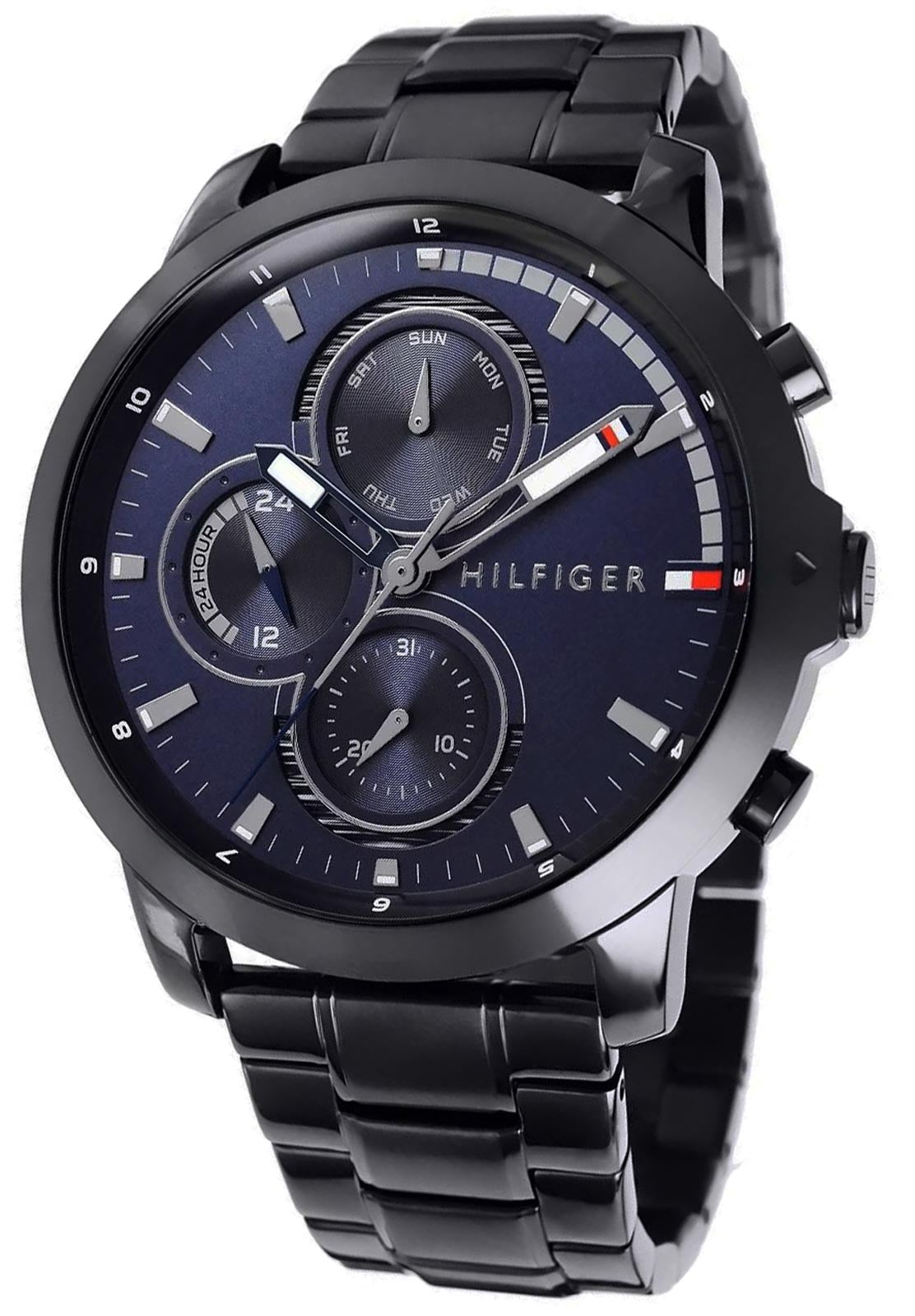 Tommy Hilfiger Jameson Multi Blue Dial Black Band Men’s Watch 1792049 Tommy Hilfiger Jameson Multi Blue Dial Black Band Men main image 2