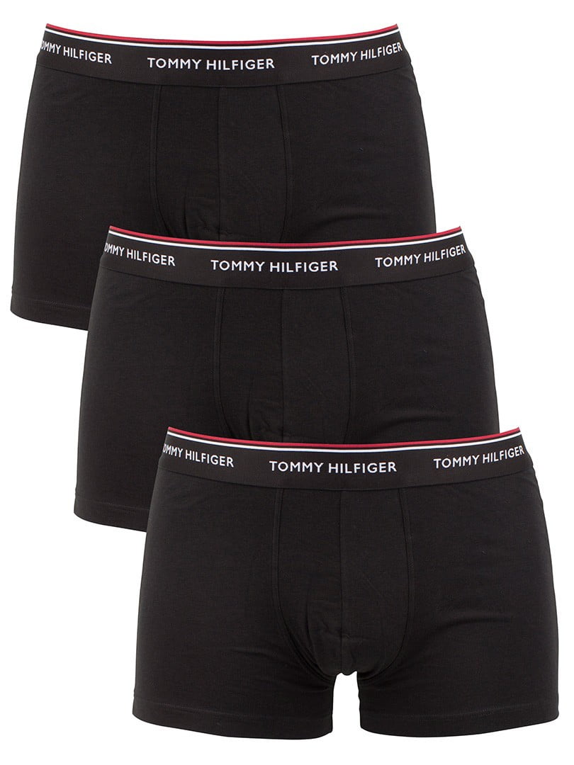 Tommy Hilfiger 3 Pack Premium Essentials Trunks Black Walmart