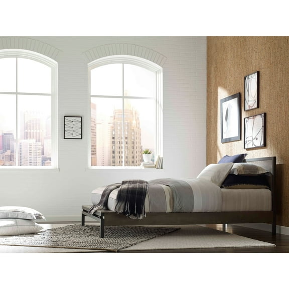 Tommy Hilfiger Ascher Queen Bed in Nantucket Gray