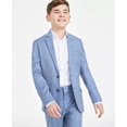 thumbnail image 1 of Tommy Hilfiger BLUE Big Boys Modern-Fit Stretch Sharkskin Suit Jacket, US 18, 1 of 4