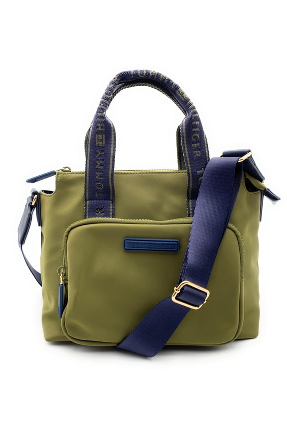 Bag I Women's I Green I Handbag I Shoulder Bag I Nylon I 30 x 20 x 15 cm I TH Logo I Women's Handbag I Women Bag4399, Green