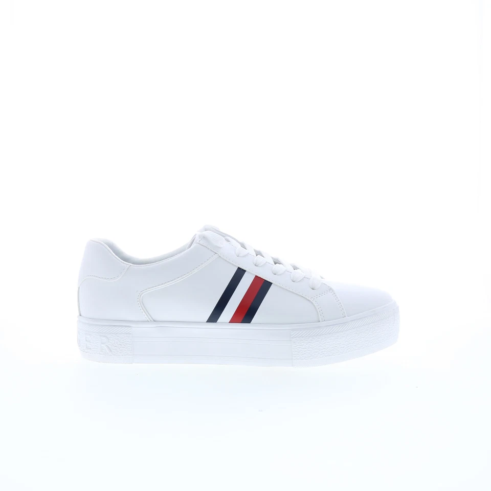 Tommy Hilfiger White Polyethylene Men Sneaker